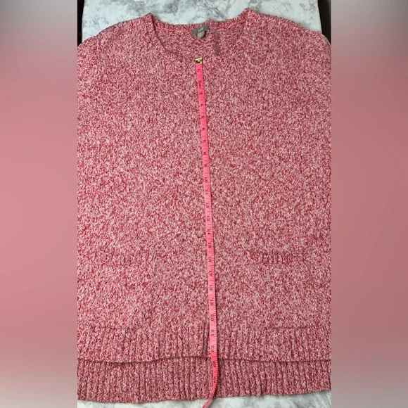 jjill 2 pocket high low sweater size L - Picture 5 of 8